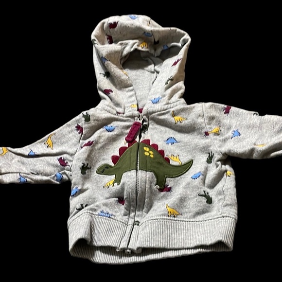 ⭐️4/$20⭐️ Dinosaur Zip-up Hoodie Newborn - Picture 1 of 5